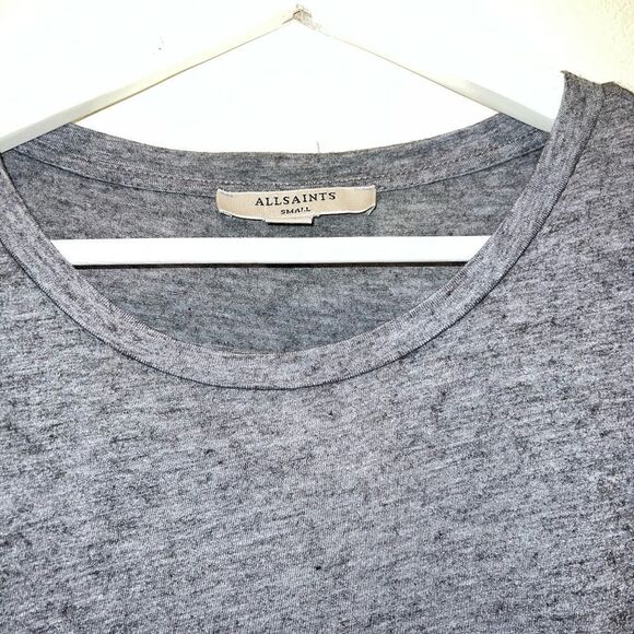 Y2K All Saints Gray Yato Knot Front T Shirt Small Graphic Tee - Picture 9 of 12